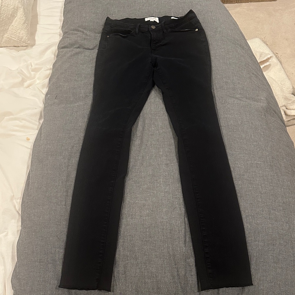 Frame Denim Women's Skinny Jeans - Black